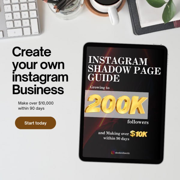 Instagram Shadow Page Guide🍿
